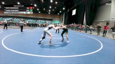 175 lbs Cons. Round 3 - Seth Morrison, Live Oak vs Jared Hurlbert, Damonte Ranch