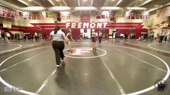 105 lbs Champ. Round 1 - Isabel Barajas, Archbishop Riordan vs Daniella Vazquez, Garces