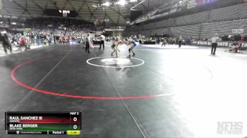 1A 132 lbs Quarterfinal - Raul Sanchez III, Wapato vs Blake Berger, Deer Park