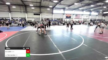 138 lbs Consi Of 16 #1 - Brody Cobb, Lions WC vs Joshua Hernandez, Rio Rico WC