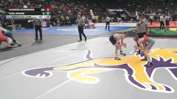 Quarterfinal - Kael Stusse, Battle Creek vs Jackson Schroeder, Bishop Neumann
