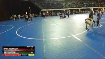 102 lbs Cons. Semi - Kash Koopmans, Siouxland Wrestling Academy vs Oliver Lange, Sebolt Wrestling Academy