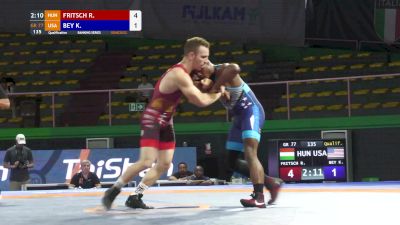 77 kg Robert Fritsch, HUN vs Kamal Bey, USA