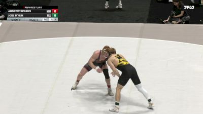 165 lbs Semis & 3rd Wb (16 Team) - Joel Mylin, Missouri vs Andrew Sparks, Minnesota