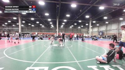95 lbs Rr Rnd 3 - Georgie Dipsey, Ruthless - BHSE vs Teagan Raykos, Misdirection Mat Club - BHSE