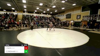 157 lbs Consi Of 8 #1 - Ian Karlin, Pomperaug/Watwn/Naug vs Samuel McDonald, Ridgefield