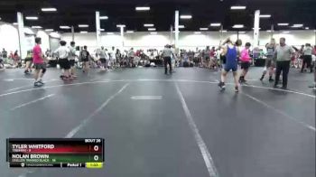 145 lbs Round 7 (8 Team) - Nolan Brown, Steller Trained Black vs Tyler Whitford, Triumph