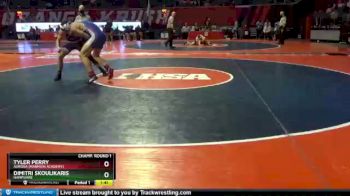 3 lbs Champ. Round 1 - Tyler Perry, Aurora (Marmion Academy) vs Dimitri Skoulikaris, Hampshire