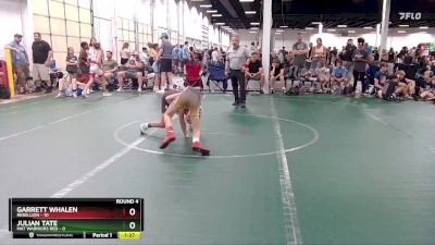 80 lbs Round 4 (6 Team) - Garrett Whalen, Rebellion vs Julian Tate, Mat Warriors Red