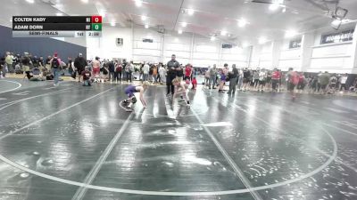 108 lbs Semifinal - Colten Kady, MI vs Adam Dorn, NY