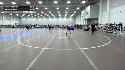 195 lbs Consi Of 16 #1 - Wyatt Gordon, OH vs Shane Young, NJ