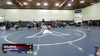 160 lbs 1st Place Match - Tiera Jimerson, North Central College vs Alexandra Lopez, Unattached