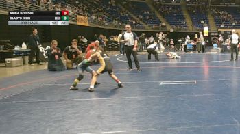 55 lbs 3rd Place - Anika Koteski, Franklin Regional vs Gladys King, Knoch