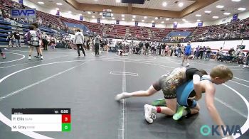 90 lbs Consi Of 4 - Payton Ellis, Blanchard Youth Wrestling vs Maximus Gray, Division Bell Wrestling