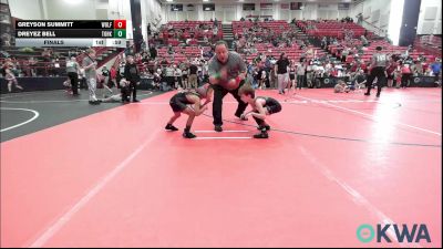 46 lbs Final - Greyson Summitt, Wolfpak Wrestling vs Dreyez Bell, Team Of Hard Knox
