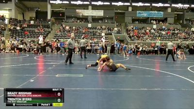 150 lbs Champ. Round 1 - Trenton Byers, The Best Wrestler vs Brady Rissman, Western Dubuque Little Bobcats