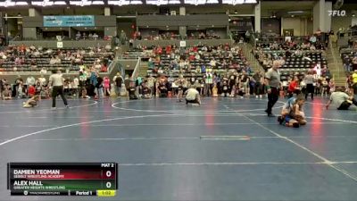 80 lbs 1st Place Match - Damien Yeoman, Sebolt Wrestling Academy vs Alex Hall, Greater Heights Wrestling