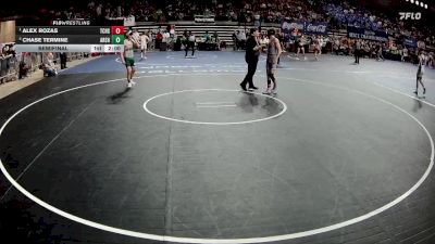 D 2 120 lbs Semifinal - Alex Rozas, Teurlings Catholic vs Chase Termine, Archbishop Shaw