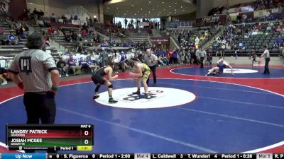 4A 157 lbs Semifinal - Landry Patrick, Ashdown vs Josiah Mcgee, Gravette