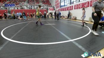 84 lbs Rr Rnd 2 - Layla Achziger, Choctaw Ironman Youth Wrestling vs Jimmy Mcintosh, Alvarez