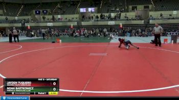 95 lbs 1st Place Match - Jayden Tuquero, Holmen Youth Wrestling vs Noah Bartkowicz, Pinnacle Wrestling Club