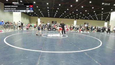 132 lbs Cons. Rd Of 32 - Karsen Wragge, NATF vs Mason Colon, Ranger 47