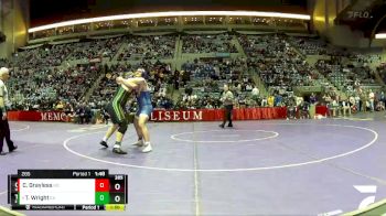 285 lbs Champ. Round 1 - Tyler Wright, Eastern (Greentown) vs Collin Grayless, Homestead