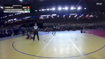 140 lbs Cons. Round 4 - Desire Ojo, Conroe The Woodlands vs A`Niyah Leon-Goodrich, Miami Southridge Hs