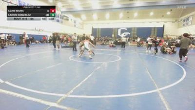 126 lbs Champ. Round 1 - Aaron Gonzalez, Arete Wrestling Academy vs Adam Mora, Team Credo