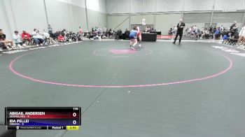 170 lbs Semis & 1st Wrestleback (8 Team) - Abigail Andersen, Georgia Red vs Ida Pellei, Virginia