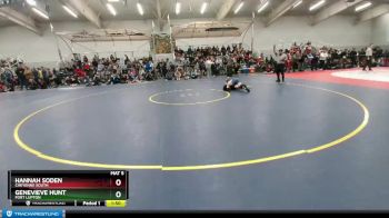 125 lbs Champ. Round 2 - Hannah Soden, Cheyenne South vs Genevieve Hunt, Fort Lupton