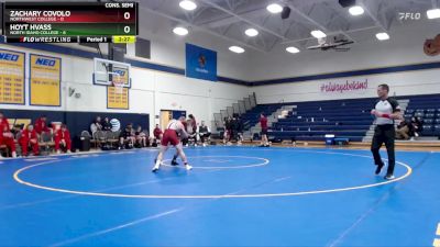 133 lbs Semis & 1st Wrestleback (8 Team) - Zachary Covolo, Northwest College vs Hoyt Hvass, North Idaho College