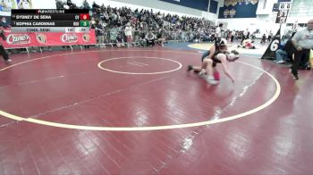 135 lbs Cons. Semi - Sydney De Sena, Capistrano Valley vs Sophia Cardenas, Eleanor Roosevelt