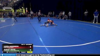 80 lbs Quarterfinal - August Kruse, Centennial Youth Wrestling vs Jaxon Anderberg, Saint Peter Saints