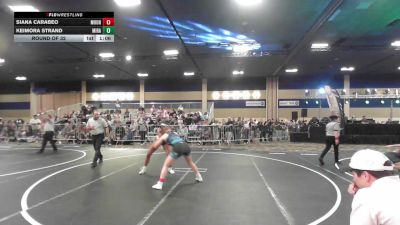 136 lbs Round Of 32 - Siana Carabeo, Mountain Lion WC vs Keimora Strand, Mira Mesa HS