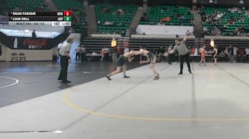 6A 113 lbs 5th Place Match - Liam Dell, Jasper vs Dean Farque, Oxford