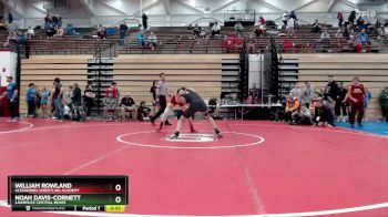 165 lbs Champ. Round 2 - William Rowland, Alexandria Wrestling Academy vs Noah Davis-Cornett, Lawrence Central Bears
