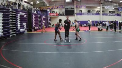 180 lbs Quarterfinal - Abby Piper, William Woods vs D`Mysha James, Lyon College