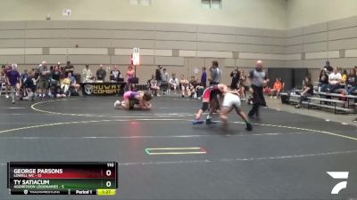 110 lbs Finals (8 Team) - George Parsons, Lowell WC vs Ty Satiacum, Aggression Legionaries