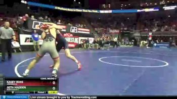 3A-170 lbs Cons. Round 3 - Kasey Ross, Urbandale vs Seth Madden, North Scott