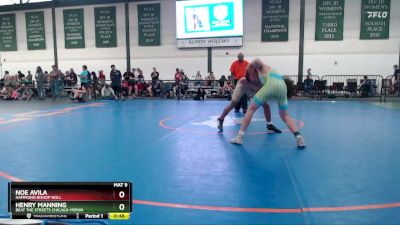 135-139 lbs Cons. Round 1 - Noe Avila, Hammond Bishop Noll vs Henry Manning, Beat The Streets Chicago-Midwa