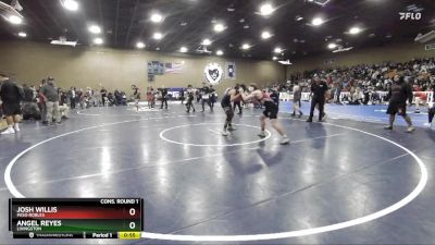 150 lbs Cons. Round 1 - Angel Reyes, Livingston vs Josh Willis, Paso Robles