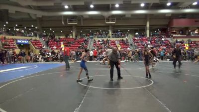 79 lbs Champ. Round 1 - Brogan Edgerton, Hoisington Jr Cardinals vs Evan Hasselbring, Winfield Youth Wrestling Club