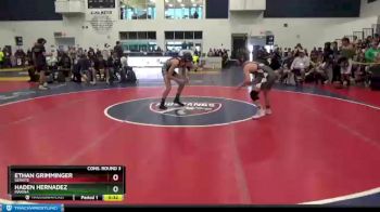 120 lbs Cons. Round 3 - Haden Hernadez, Marina vs Ethan Grimminger, Servite