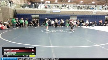 80 lbs Quarterfinal - Seamus Sullivan, Silver Valley vs Miles Bender, Lil Mavs Wrestling