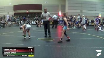 78 lbs Round 3 (6 Team) - Casen Becker, Untouchables Purple vs Jordan Bates, Donahue WA
