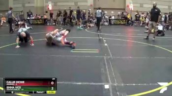 128 lbs Round 1 (4 Team) - Emma Vice, Untouchables vs Callie Dickie, BadBass