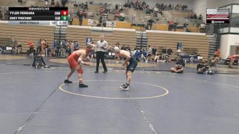 133 lbs Semifinal - Tyler Ferrara, Cornell vs Joey Fischer, Clarion