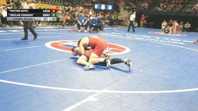 175 Class 2 lbs Champ. Round 1 - Payton Goth, Clinton vs Declan Canaday, Moberly