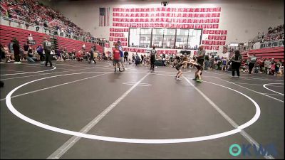 43-46 lbs Rr Rnd 3 - Tatum Jones, Ponca City Wildcat Wrestling vs Koen Goodin, Cowboy Wrestling Club